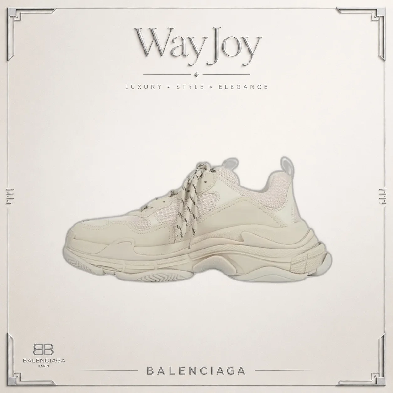 Balenciaga Triple S Mesh Low-Top Dad Sneakers