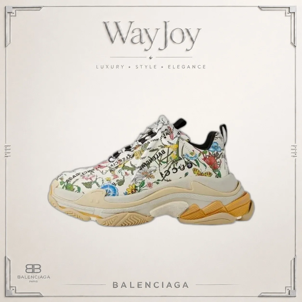 Balenciaga x Gucci Triple S Low-Top Dad Sneaker