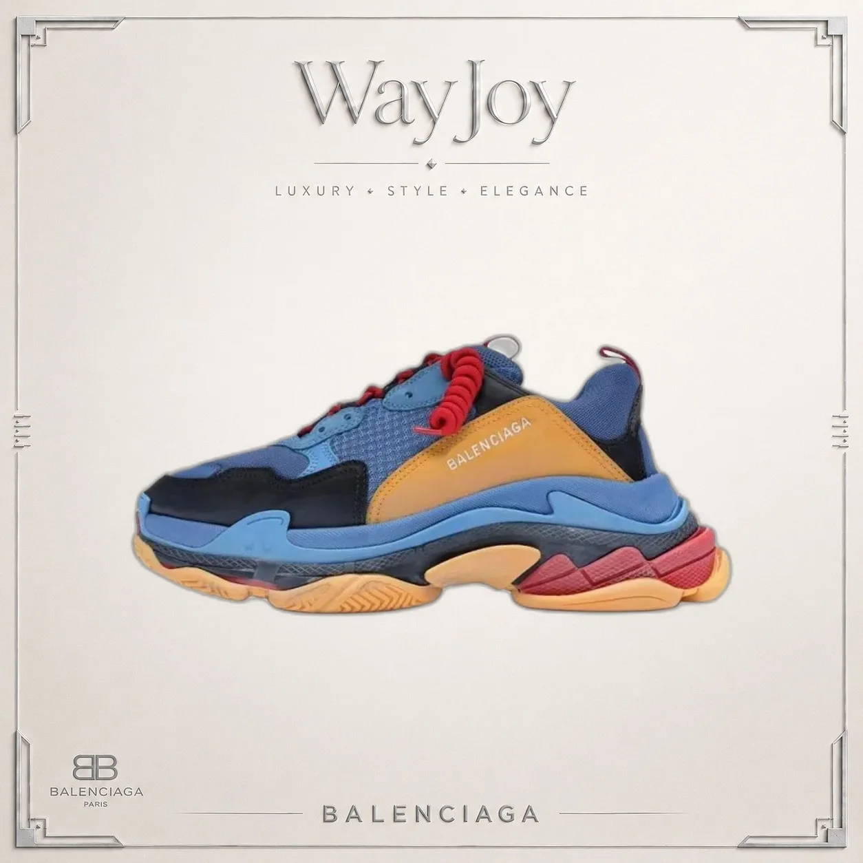 Balenciaga Triple S Low-Top Dad Sneakers