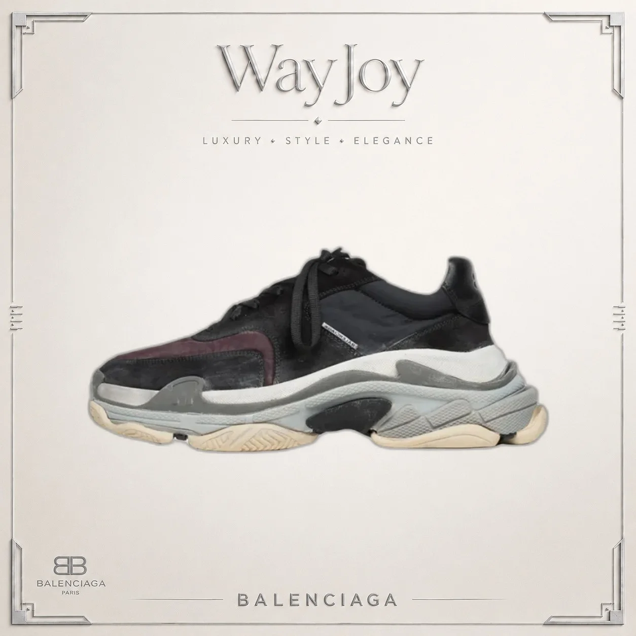 Balenciaga Triple S Low-Top Dad Sneakers