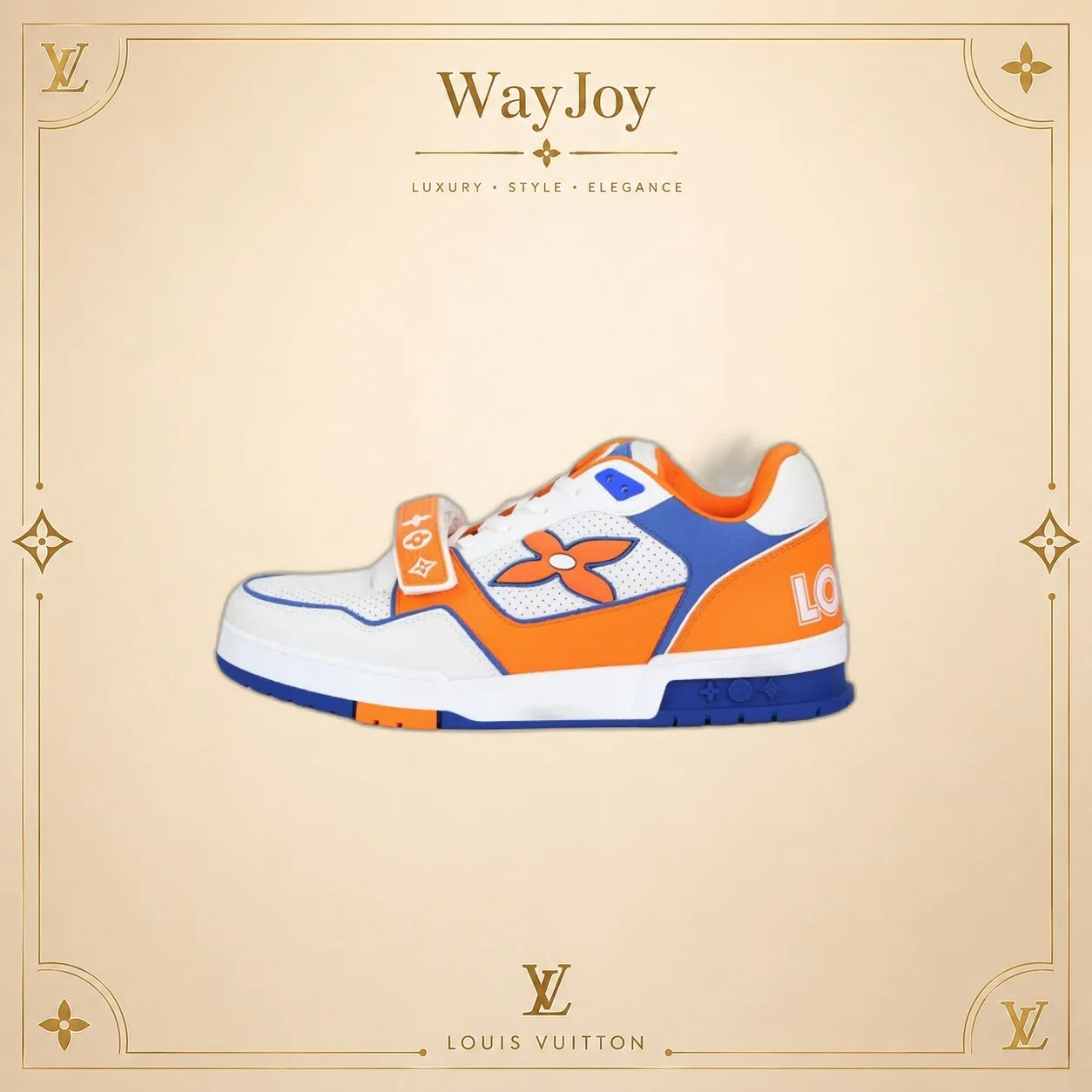 Louis Vuitton Trainer Low-Top Sneakers with Appliqué