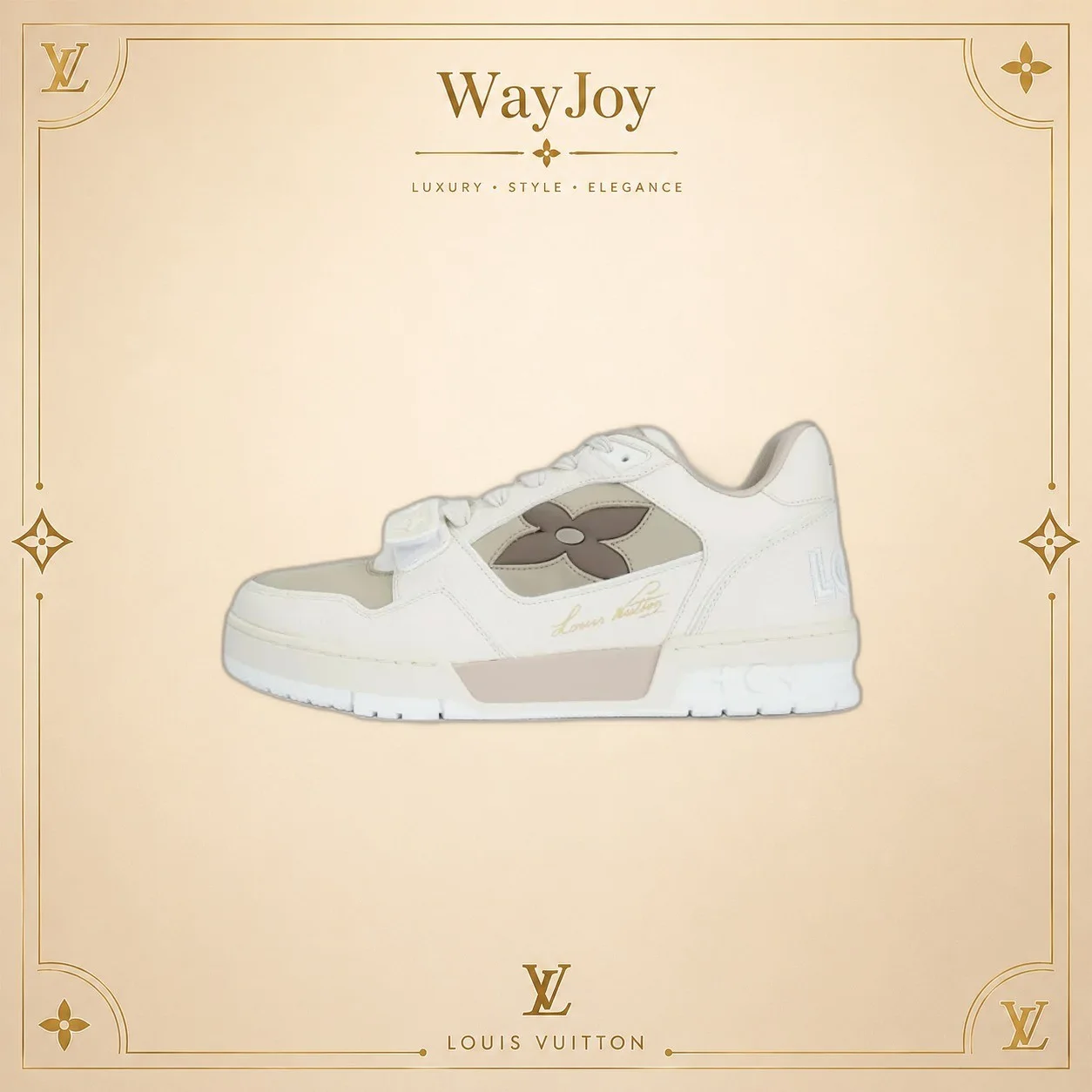 Louis Vuitton Trainer Suede Low-Top Sneakers