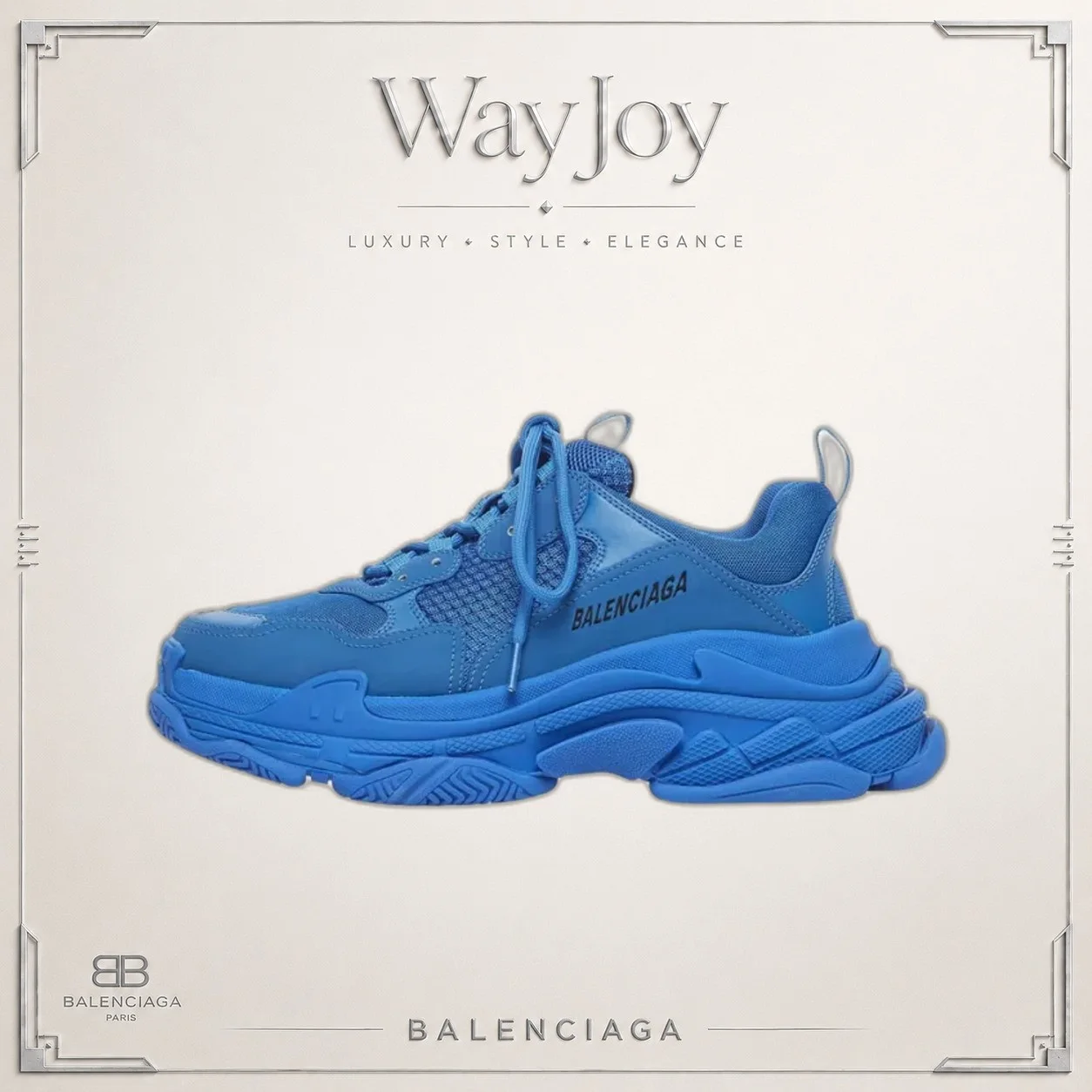 Balenciaga Triple S Sneaker in Blue