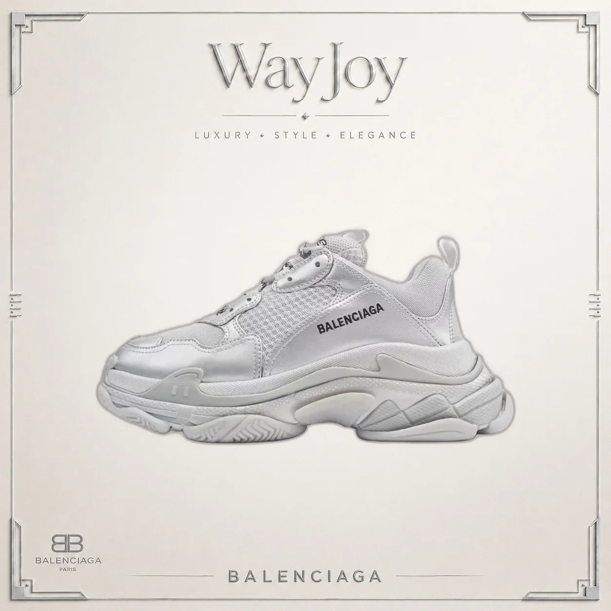 Balenciaga Triple S Low-Top Dad Sneakers