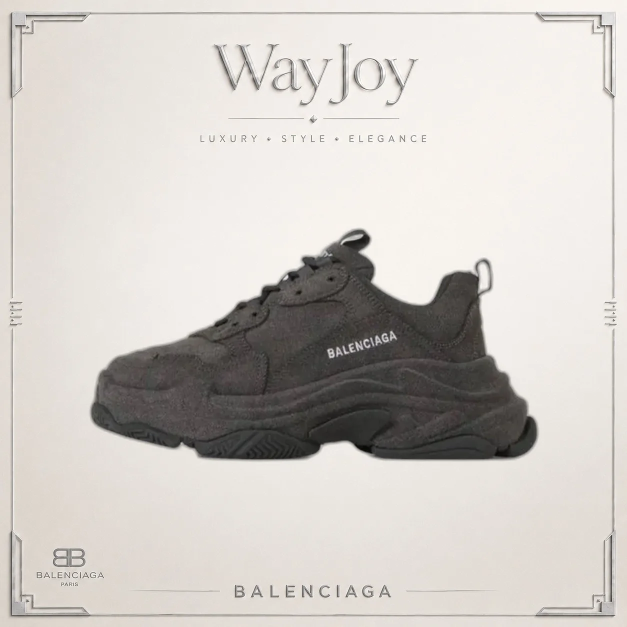 Balenciaga Triple S Low-Top Chunky Sneaker