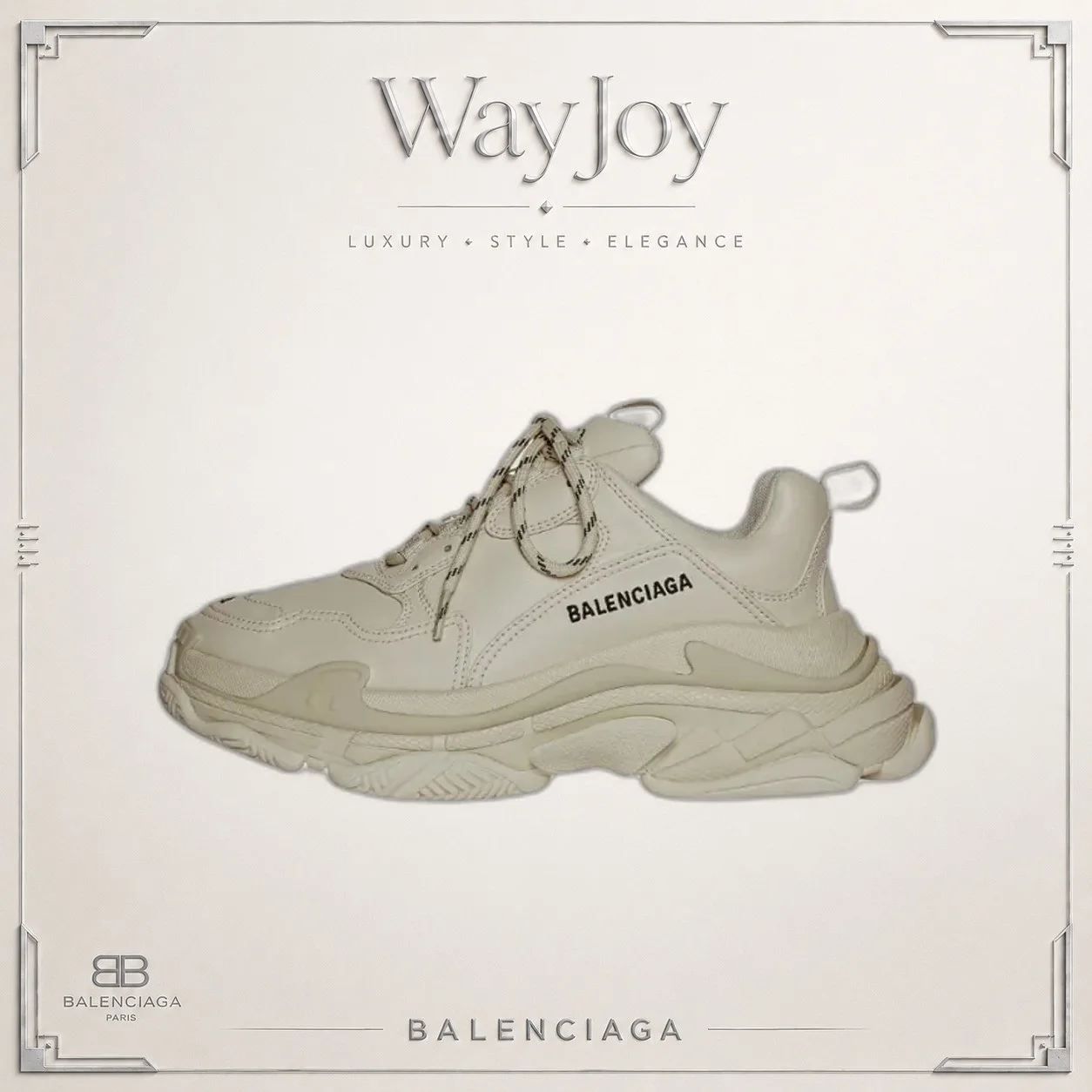 Balenciaga Triple S Low-Top Dad Sneaker in Brown