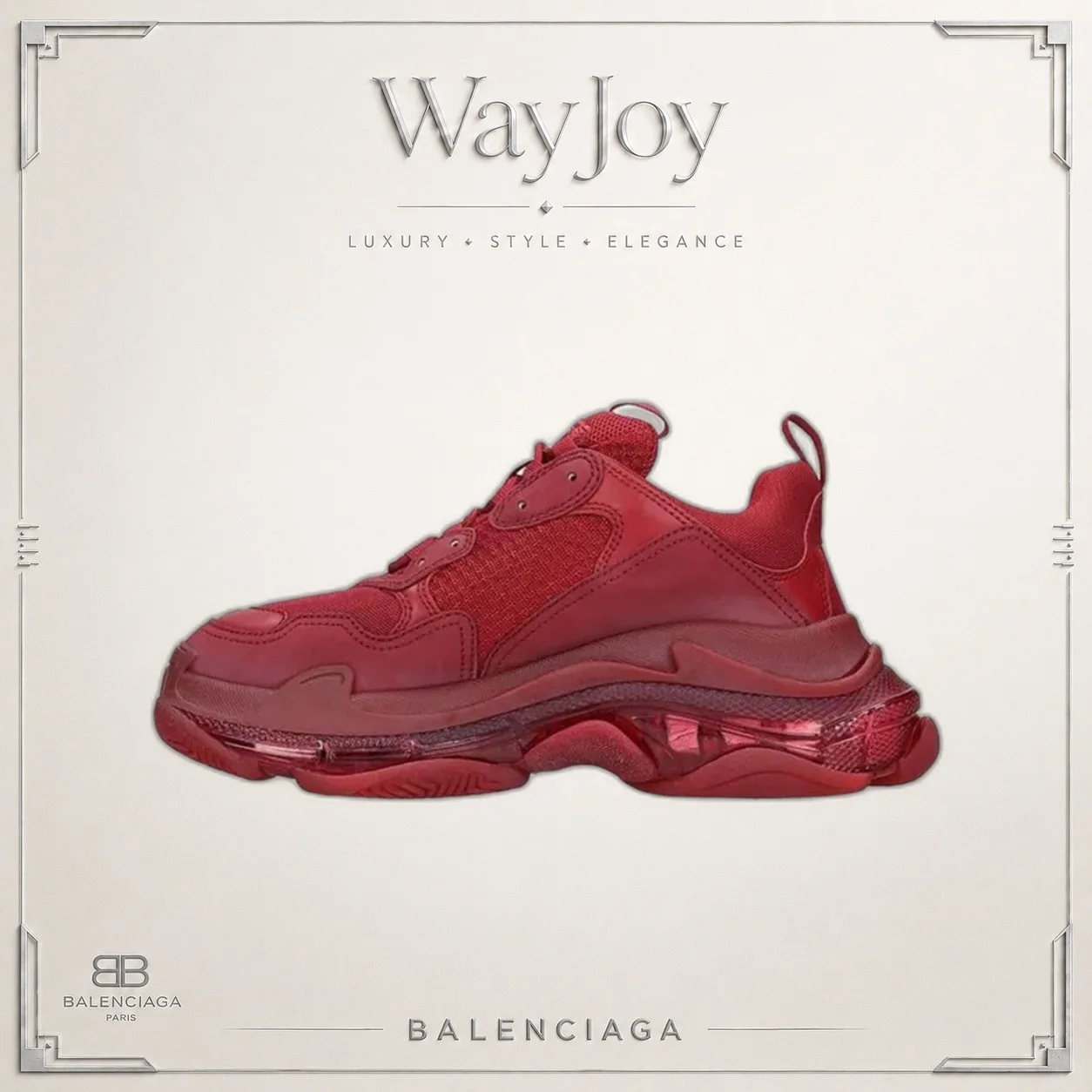 Balenciaga Triple S Mesh Low-Top Dad Sneakers