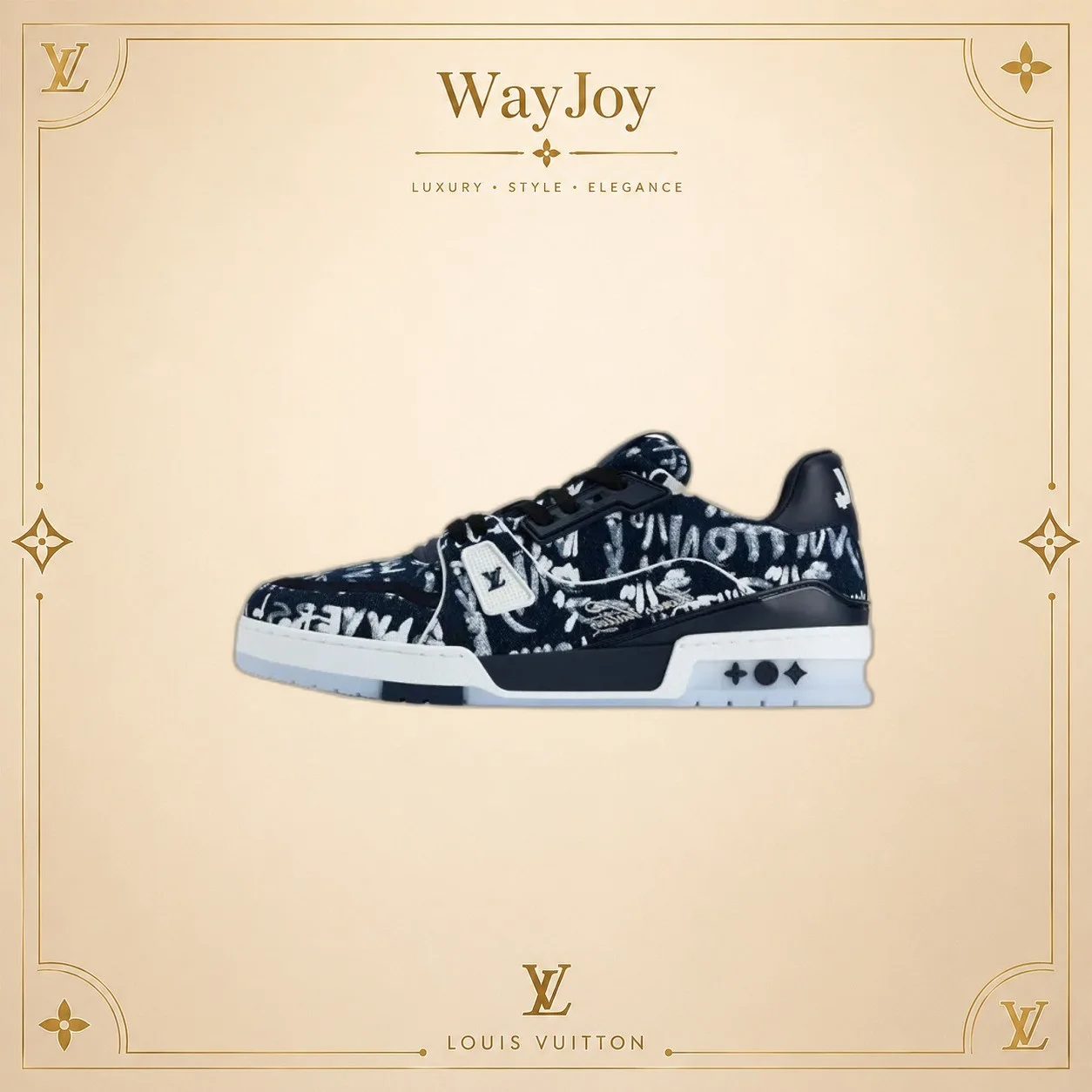 LOUIS VUITTON x Nigo Trainer Low-Top Sneakers