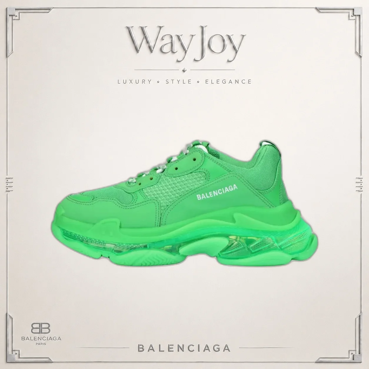 Balenciaga Triple S Mesh Low-Top Dad Sneaker