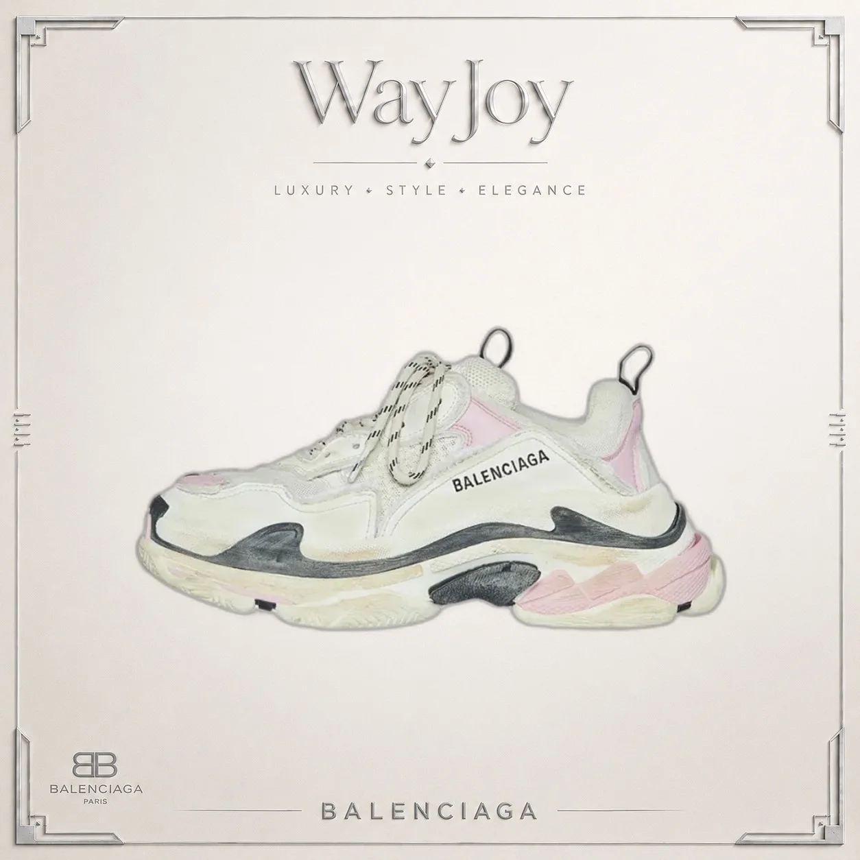 Balenciaga Triple S DIY Low-Top Dad Sneakers