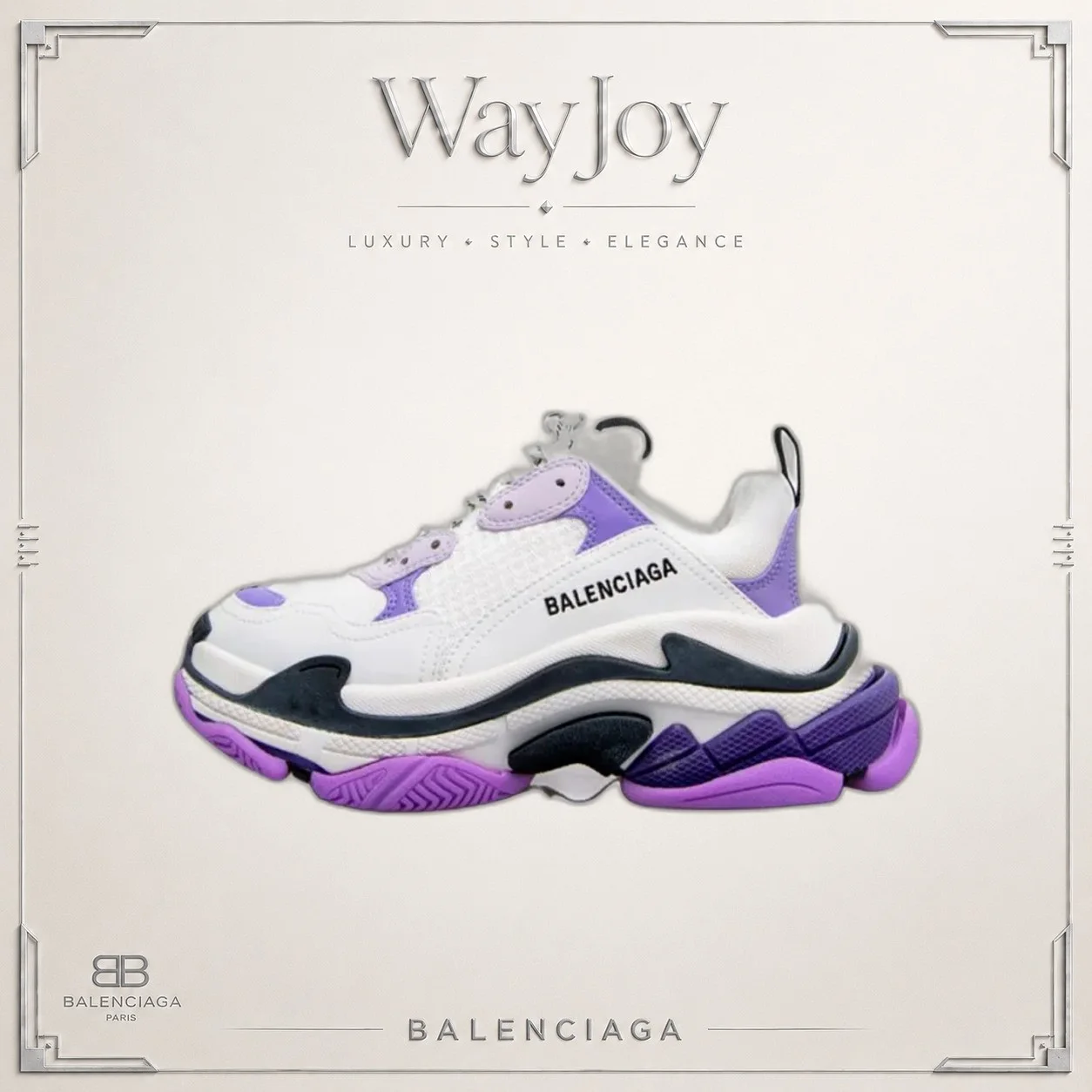 Balenciaga Triple S Low-Top Dad Sneakers