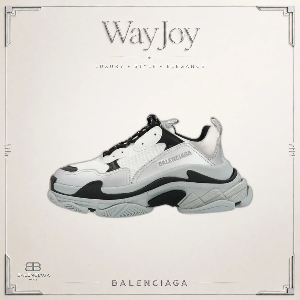 Balenciaga Triple S Low-Top Dad Sneakers