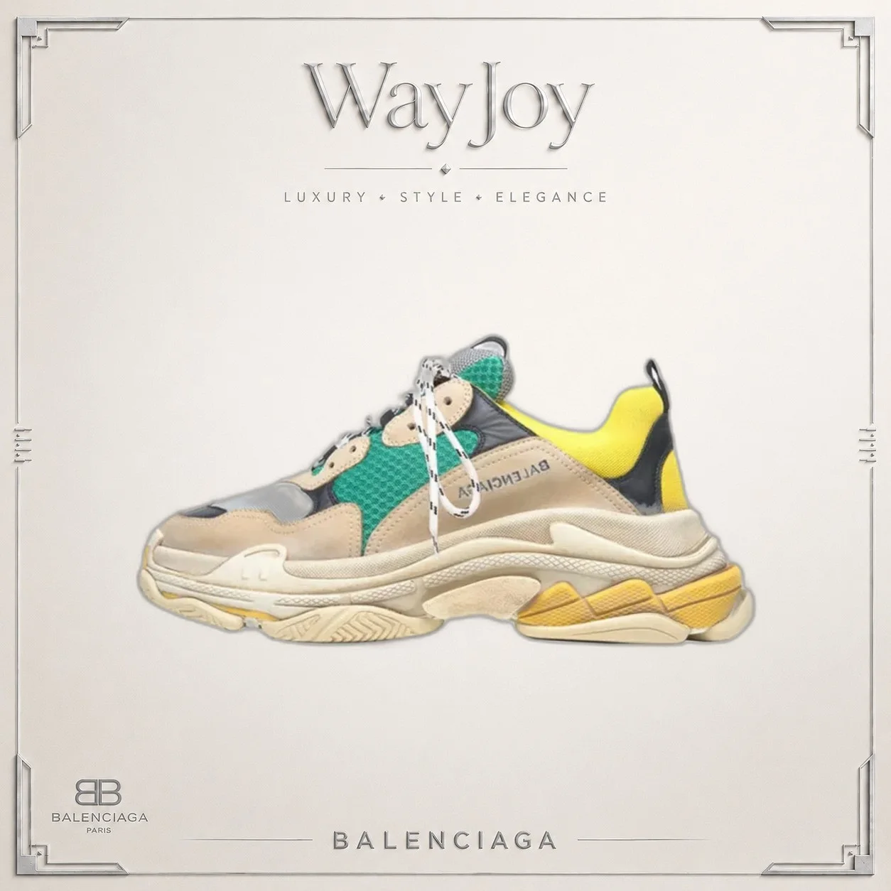 Balenciaga Triple S Low-Top Dad Sneakers