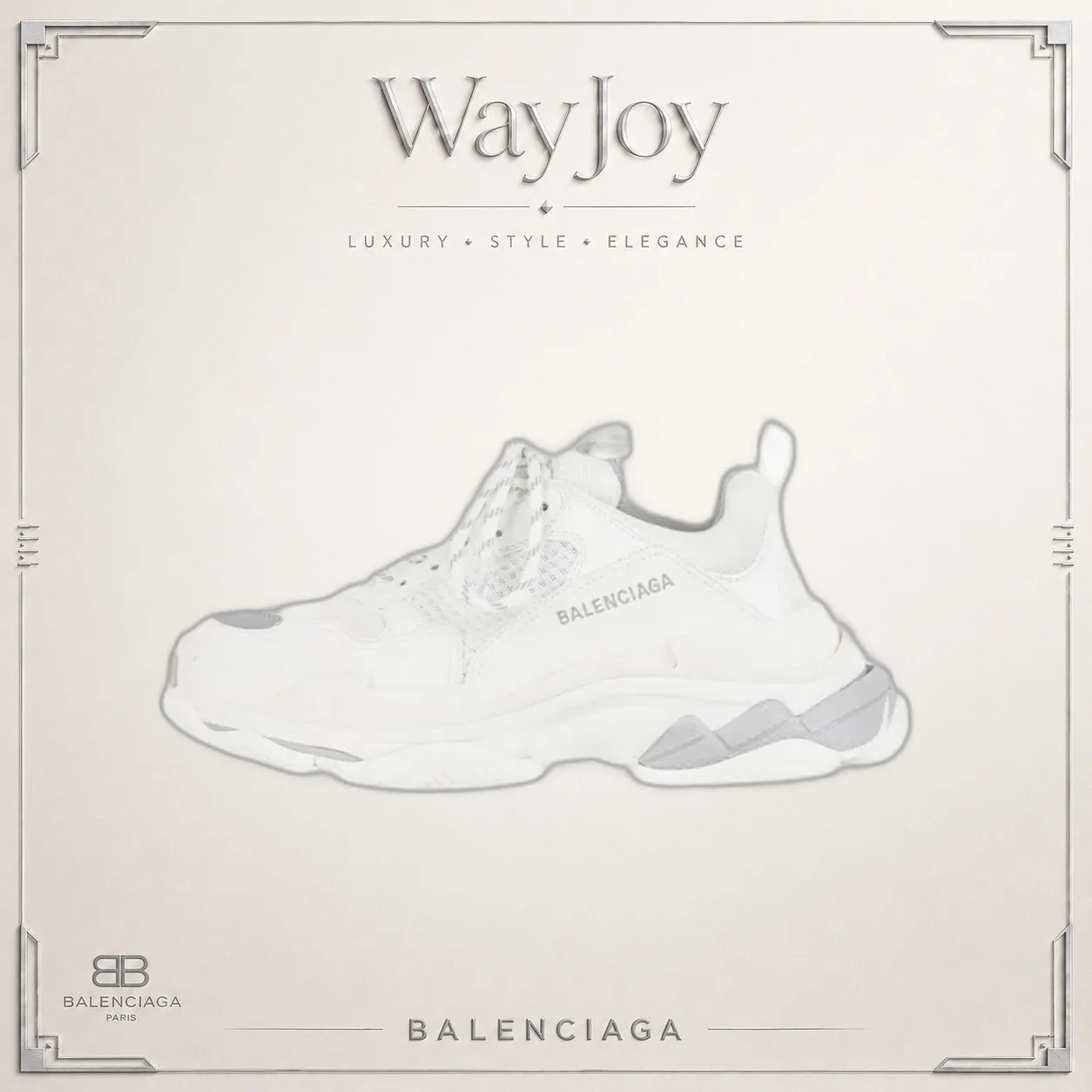 Balenciaga Triple S Low-Top Dad Sneakers — Women's