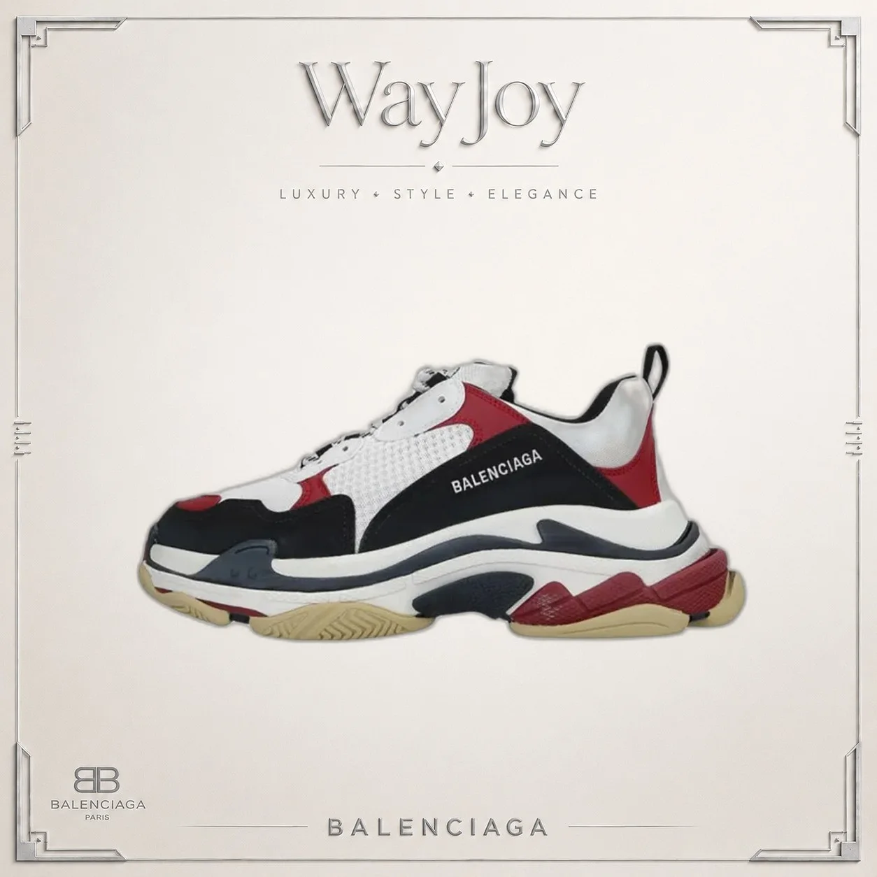 Balenciaga Triple S Mesh Low-Top Dad Sneaker