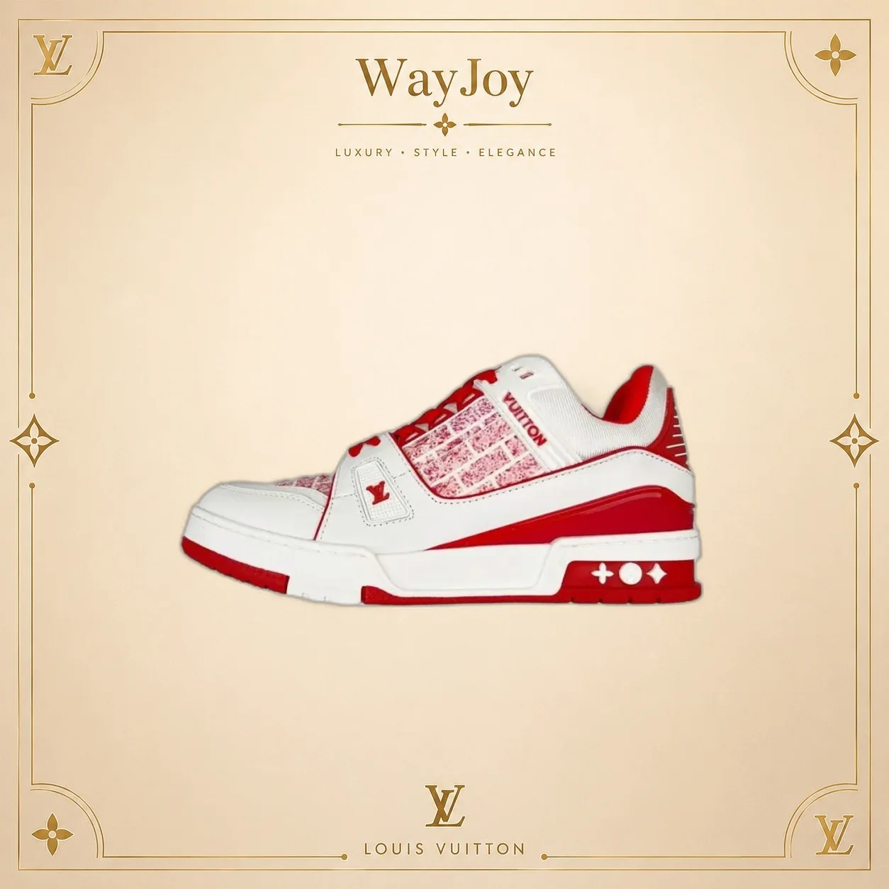 LADY PINK x LOUIS VUITTON Trainer Artist Collaboration Milan Exclusive