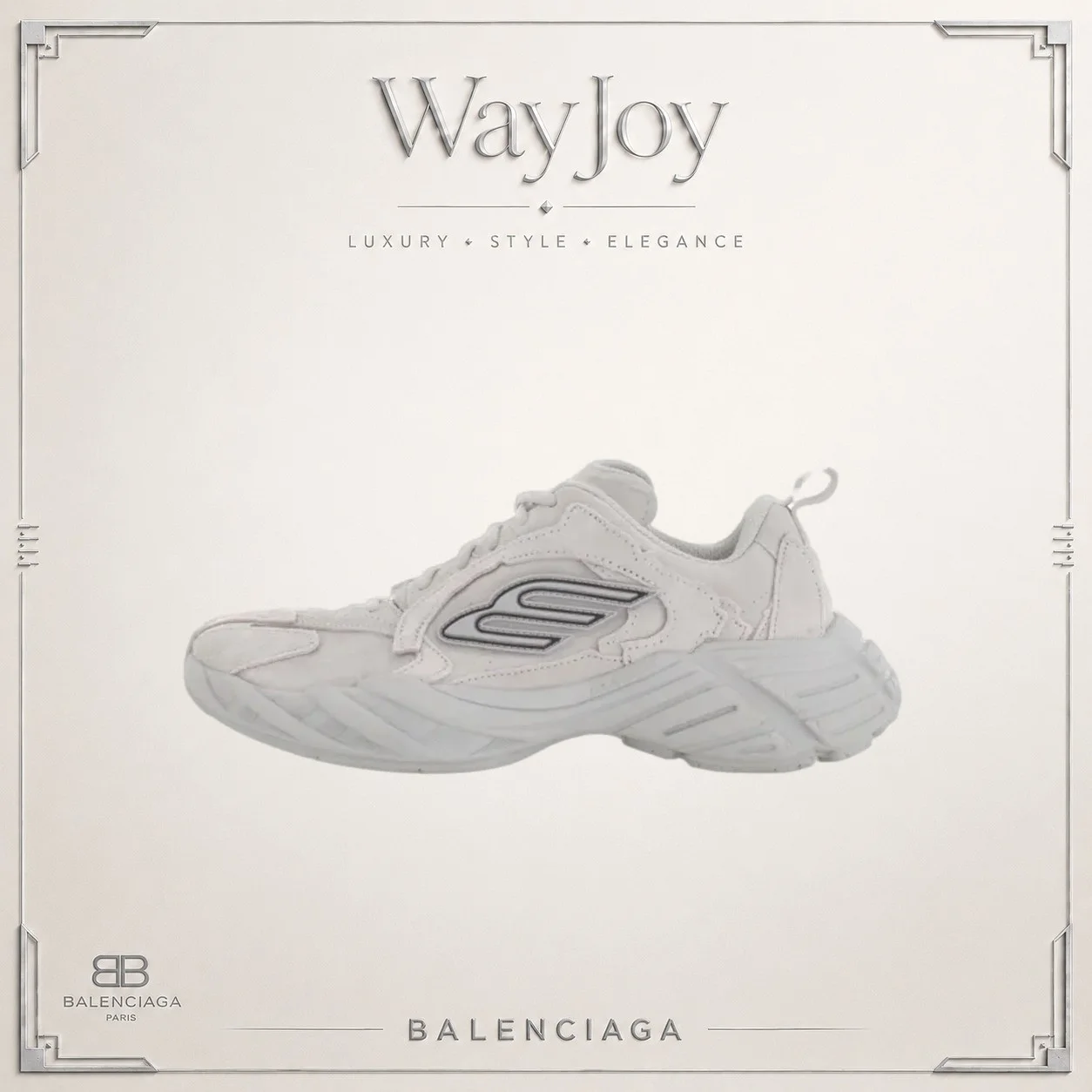Balenciaga Monday Logo-Embossed Distressed Low-Top Dad Sneakers
