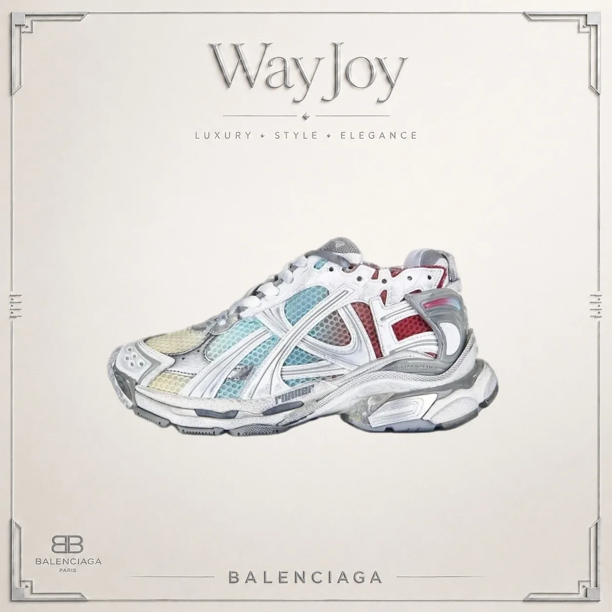 Balenciaga Runner Low-Top Dad Sneakers