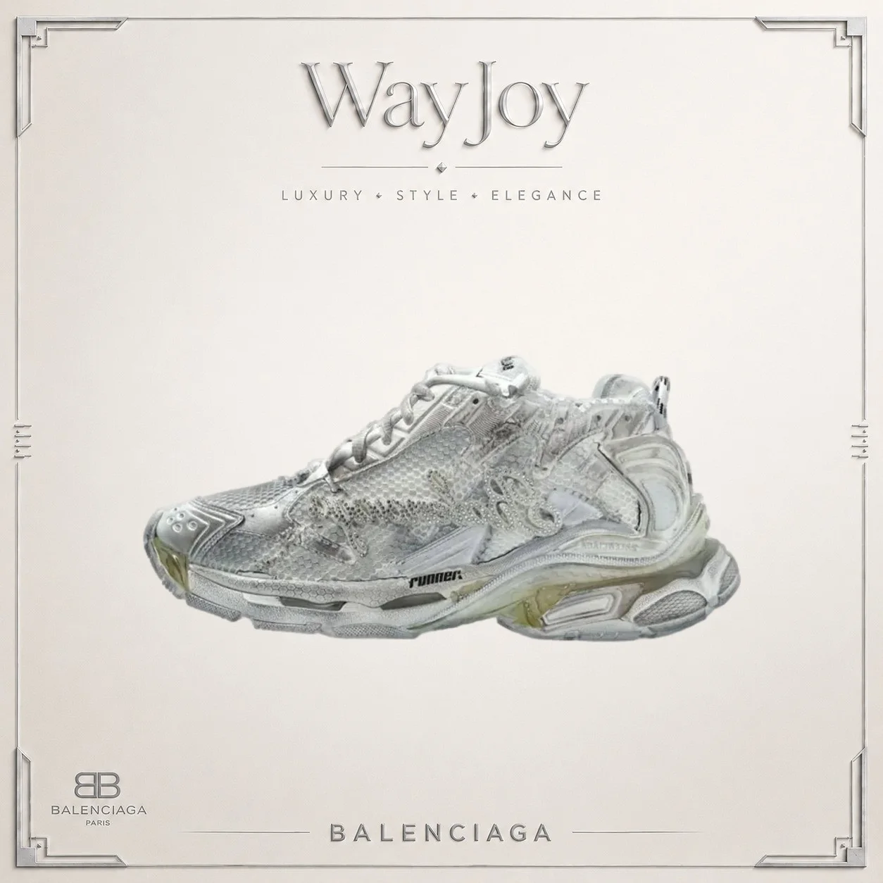Balenciaga Runner WRNU4 Low-Top Sneakers