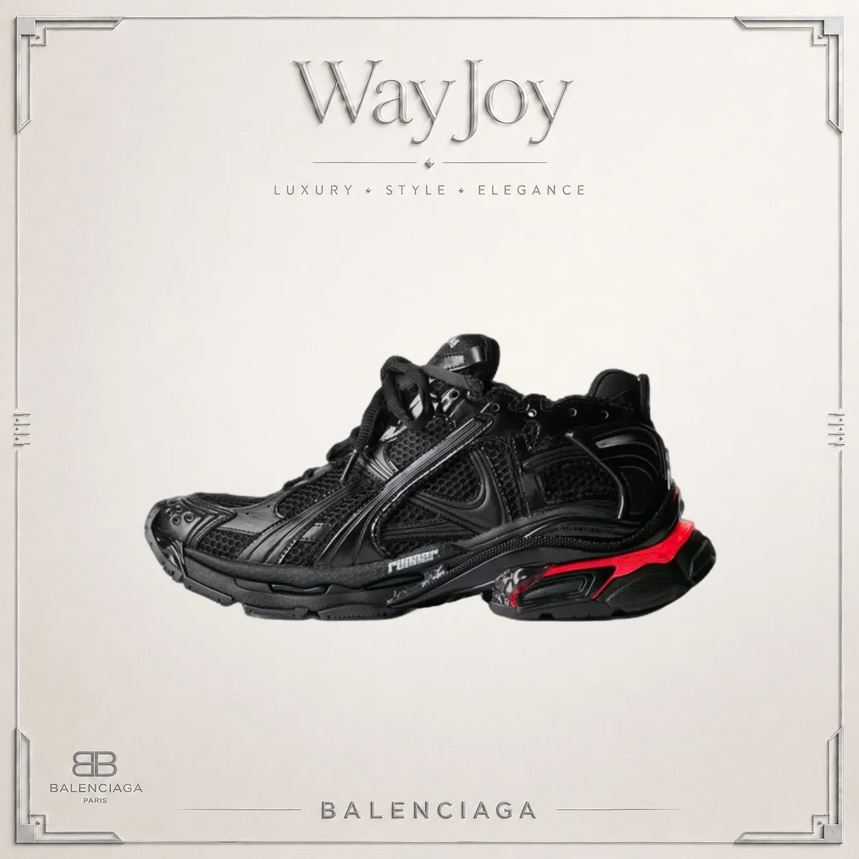 Balenciaga Runner LED Low-Top Dad Sneakers