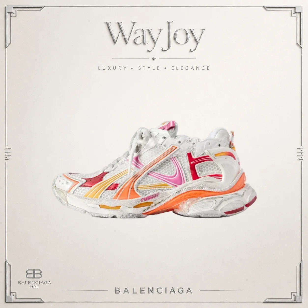 Balenciaga Runner Low-Top Dad Sneakers