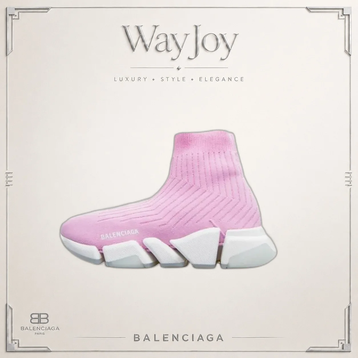 Balenciaga Speed 2.0 3D Knit High-Top Sneakers